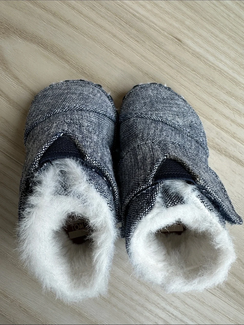 Toms white faux
